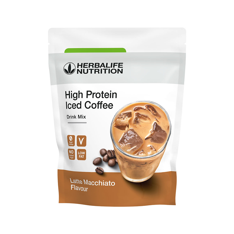 High Protein Iced Coffee Latte Macchiato 308g